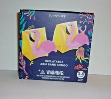 Sunnylife Inflatable Arm Band Mingo Flamingo 3-6 Years 40-66 lbs New