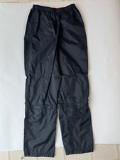 Vintage Nike Track Pants Womens Large Zip Off Leg Bottom Windbreaker Silver Tag