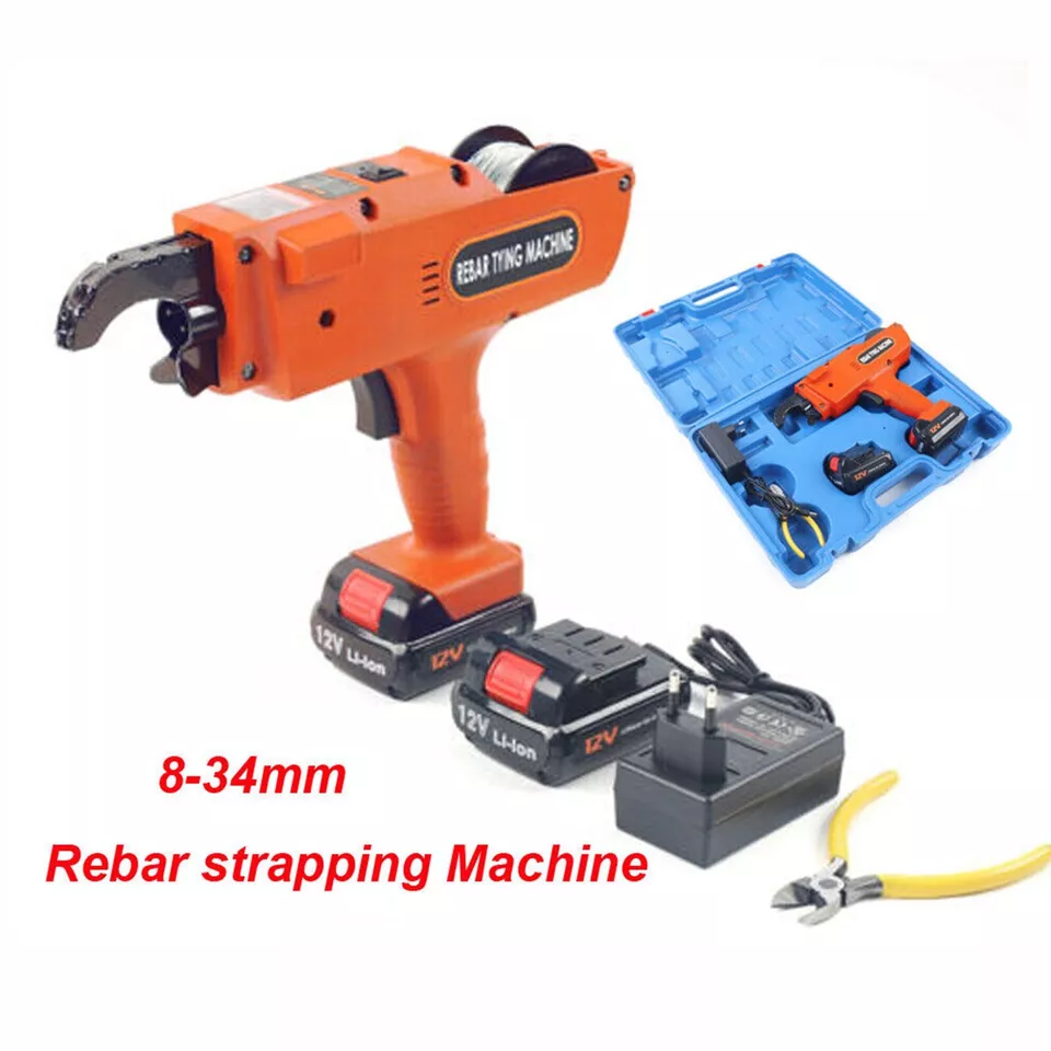 8-34mm Handheld Rebar Tie Gun Tier Machine Automatic Steel Bar Tying Tool & Wire 8-34mm Handheld Rebar Tie Gun Tier Machine Automatic Steel Bar Tying Tool & Wire
