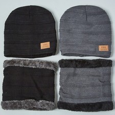 BRAND NEW VBIGER Winter Beanie Hat Scarf Set, 2Pack