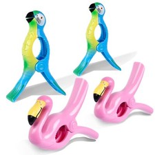 Beach Towel Clips Jumbo Size Towel Clips for Chairs Cruise Patio and Pool Acc...
