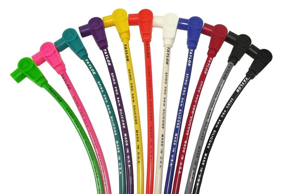 Набор проводов зажигания Taylor Cable 74602 8 мм Spiro-Pro; индивидуальная подгонка; синий; - Изображение 4 из 4