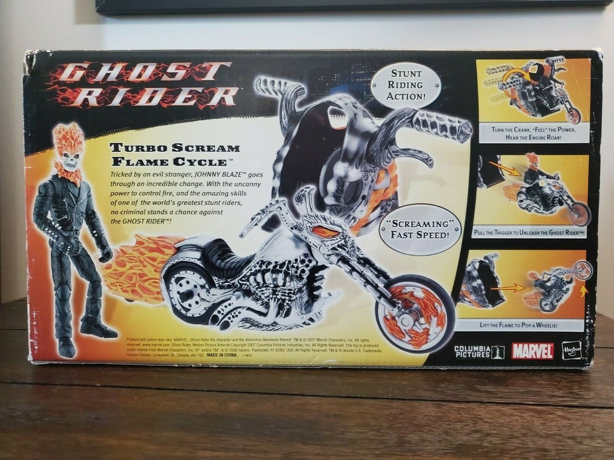 Ghost Rider Turbo Scream Flame Cycle + Bonus figure | eBay