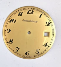 Vintage Jaeger LeCoultre Le Coultre Date Watch Gold Dial Dial Dial