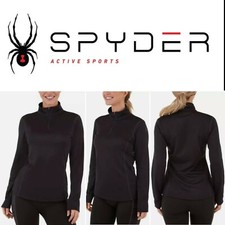 Spyder Women's Baselayer 1/4 Zip Top High Performance Comfort S M L XL Soft Cute