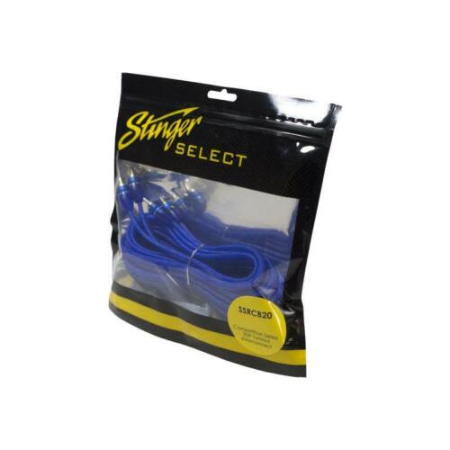 Stinger Select SSRCB20 RCA Interconnect Cable Competition 20' Foot Car 2-Channel - Picture 1 of 3