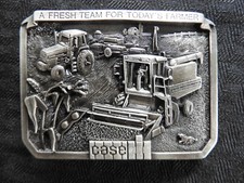1985 Case Belt Buckle 1st Buckle with New Case IH Logo LTD ED 1000 Made MINTY