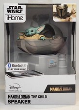 Star Wars Mandalorian iHome Bluetooth Speaker The Child Baby Yoda - New