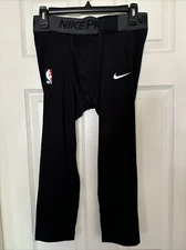 Nike NBA Pro Stock Mens Large Dri-FIT 3/4 Black Compression Tights DN1547-010