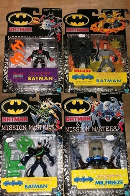 Lot Of 4 Hasbro Mission Masters 3 Quick Batman Wayne Virus Freeze Figure Retired