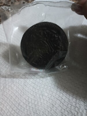 rare oreo cookie one side flipped