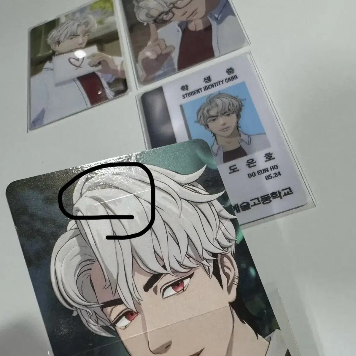PLAVE Eunho ウノ　6th Summer ktown4u 特典　トレカ plave Eunho ktwon4u lucky draw 6th Summer Student ID photo