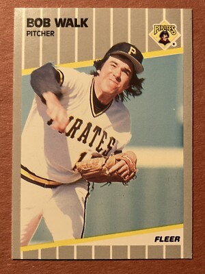 1989 Fleer #223 BOB WALK Pittsburgh Pirates
