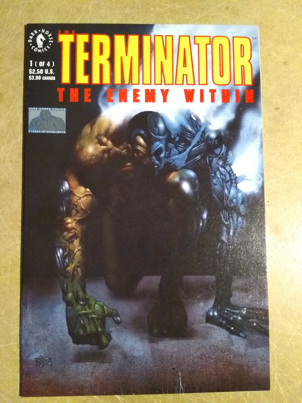 TERMINATOR THE ENEMY WITHIN #1 FIRST PRINT DARK HORSE COMICS (1991)
