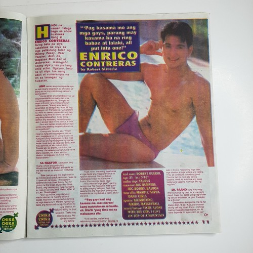 CHIKA CHIKA EXTRA HOT EDITION Philippine Showbiz Magazine Gay Interest ZB Poor - Picture 2 of 3