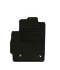 Velours Fußmatte für Mazda 2 II Bj. 2007 - 2014 Passend Automatte SCHWARZ STD LP