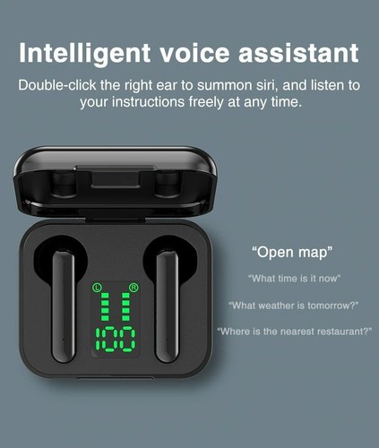 MOLO TWS Bluetooth 5.0 Wireless Headphones Wireless Bluetooth Earphone With Mic - Picture 4 of 8