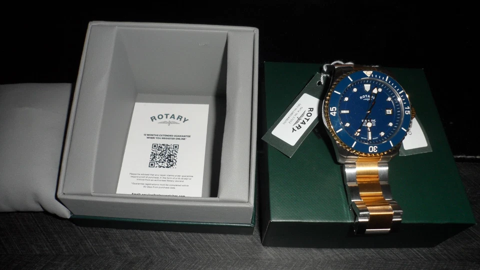 Rotary - Seamatic, Reloj Automático Hombre Acero Inoxidable - GB05436/05 / NUEVO CON ETIQUETAS Foto 4 de 4