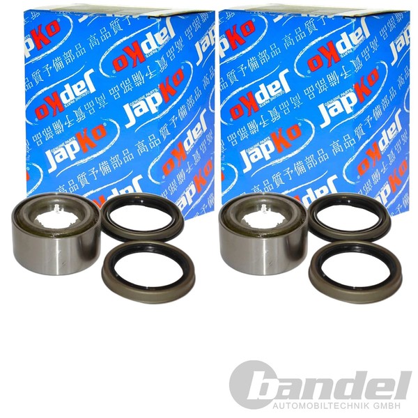 2X Japko RADLAGER-SATZ Hinten Vorne Passend FÜR Nissan Bluebird Prairie Primera-image