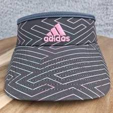 ADIDAS Women s Climalite Gray Pink Padded Golf Tennis Sun Visor One Size Logo