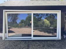 Wide Patio Sliders 2 Panel White Double Glazed Exterior Plastic Pvcu Tilt Slide