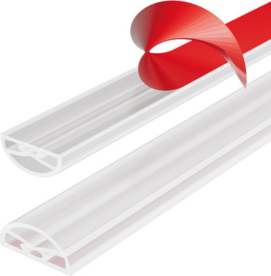 39Inch New Shower Threshold Water Dam Barrier,Collapsible Self-Adhesive Silicone