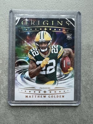 Matthew Golden RC Green Bay Packers Panini Origins NFL American  Football 2025