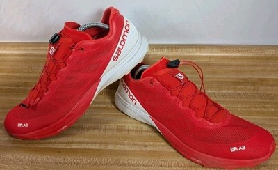 Salomon S/LAB Sense 7 Trail Running Shoes Men's Size 10.5 Red