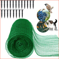 Vogelnetz 4M X 12M Engmaschig Robust Witterungs- & Uv-BestäNdig GrüN Garten Netz