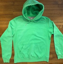 Green Nike Logo Nike Swish Hoodie Sweatshirt Size Youth Large Kids Athletic Dept