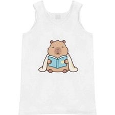 'Cosy Reading Capybara' Adult Vest / Tank Top AV063008 