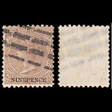 6342 Neuf Du Sud Galles SG220ga 9D Marron P10x12. Unlisted 1881. Sc#59c Mi48