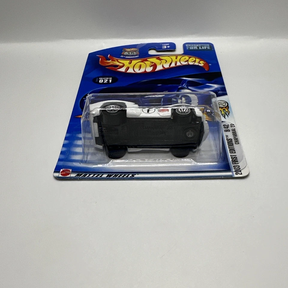 Hot Wheels 2003 First Editions #9/42 White CHAPARRAL 2D NEW + FAST SHIPPING - Image 3 of 4