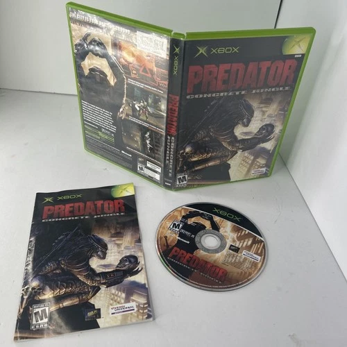 CIB Predator: Concrete Jungle (Microsoft Xbox, 2005) Complete *TESTED*