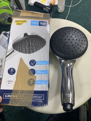 GROHE Vitalio Start 110 - Handbrause (runder 11 cm Duschkopf, 2 Strahlarten: Regen 