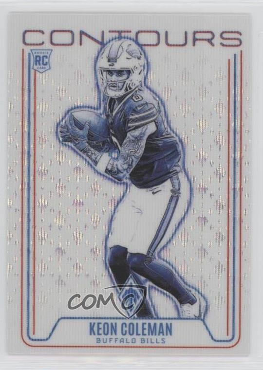 2024 Panini Phoenix Contours Wave Keon Coleman #CON-KCN Rookie RC 1gg4