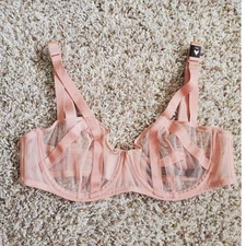VS VICTORIA SECRET Pink Unlined Balconet BRA, 34C w Tags