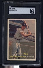 1957 Topps #38 Nellie Fox  SGC 6  PLEASE READ DESCRIPTION