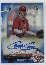 2017 Bowman Draft Chrome Pick Blue Refractor 134/150 Cash Case #CDA-CC Auto x0o