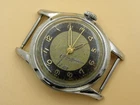 Vintage Doxa sa 11 1/2 1147 Rare Military watch Tuxedo Bicolor dial Swiss Made