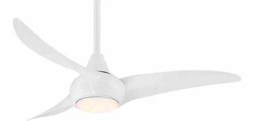 Minka Aire Light Wave 44 44" Ceiling Fan - White 3-Blade Remote Control - Picture 1 of 2