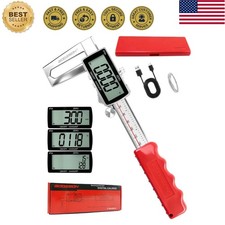Digital Disc Brake Rotor Micrometer 0-50mm0-6 Rechargeable Brake Thickness ...