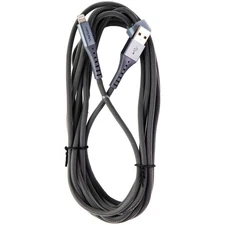 Ventev (10-Ft) ChargeSync USB-A to 8-Pin  Alloy Cable - Steel Gray