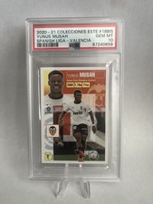 2020-21 Panini Colecciones Este #18BIS Yunus Musah Rookie Sticker PSA 10 RC