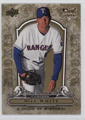 2008 Upper Deck A Piece of History Gold 38/75 Bill White #148 Rookie RC 5sb