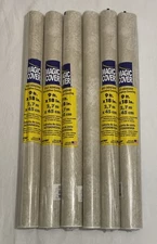 Magic Cover Self-Adhesive Decorative Covering 9’x 18” Marble Coffee (6) NEW