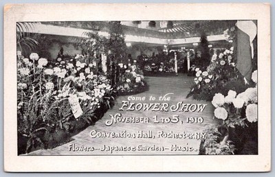 K50/ Rochester New York Postcard c1910 Flower Show Convention Hall 149