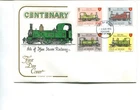 Isle of Man 1973 Railway Cotswold FDC