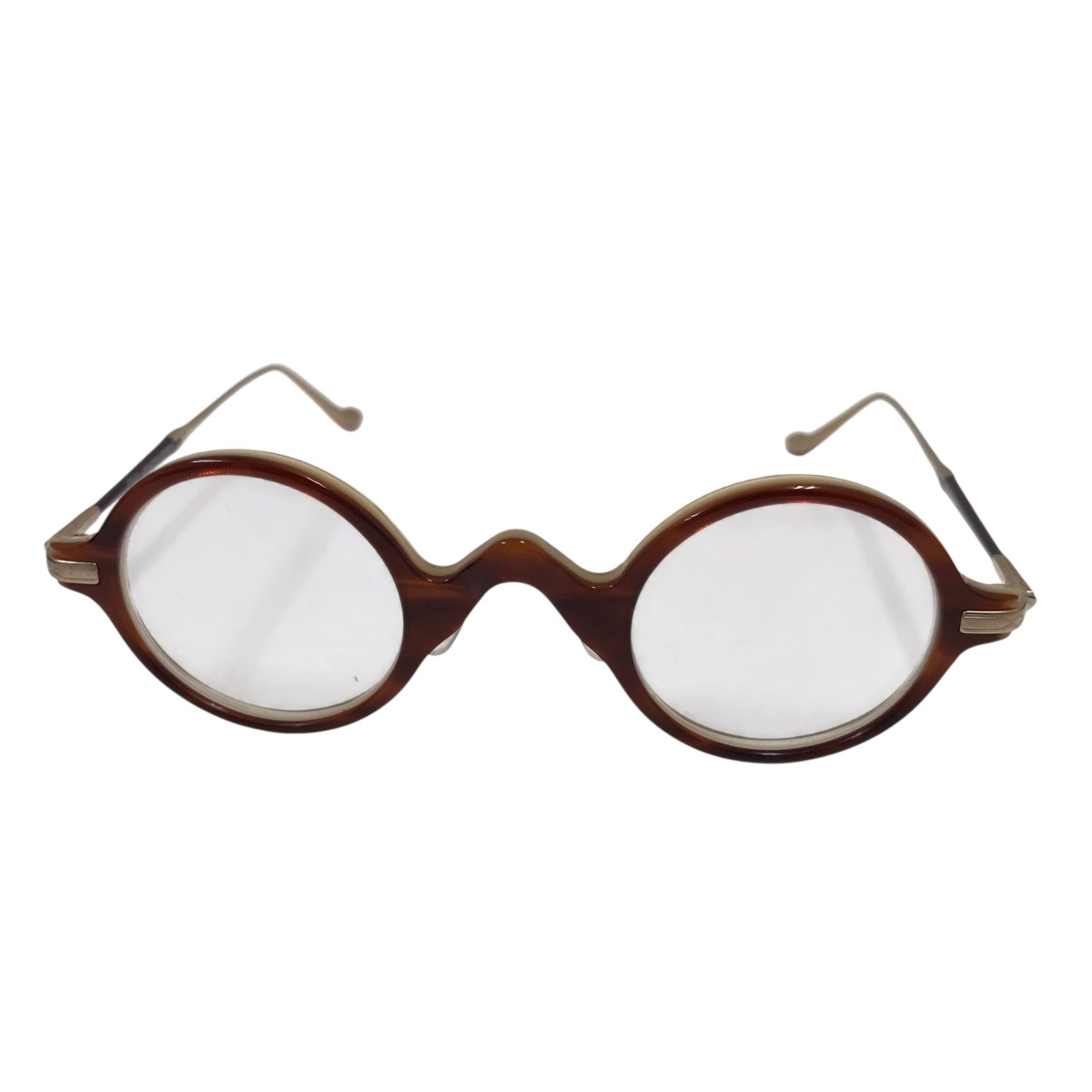 matsuda×morgenthal frederics The Lifesaver Eyeglasses Case, Brown