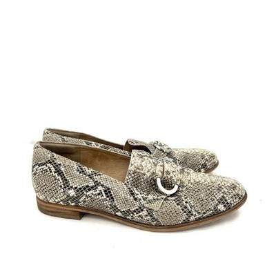 Corso Como Clarrah Snake Leather Loafers Women 7